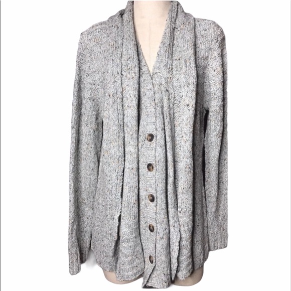 Charter Club Button sweater With Scarf L - Picture 1 of 9